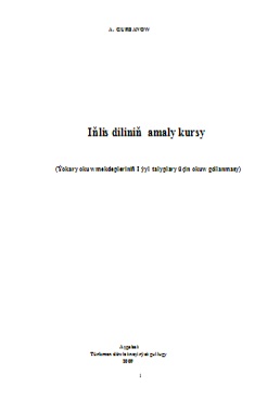 Iňlis diliniň amaly kursy